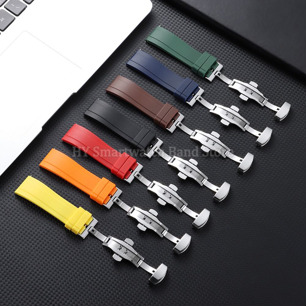 18mm 20mm 22mm 24mm Silicone W - đánh giá và giá Suede Strap Watch