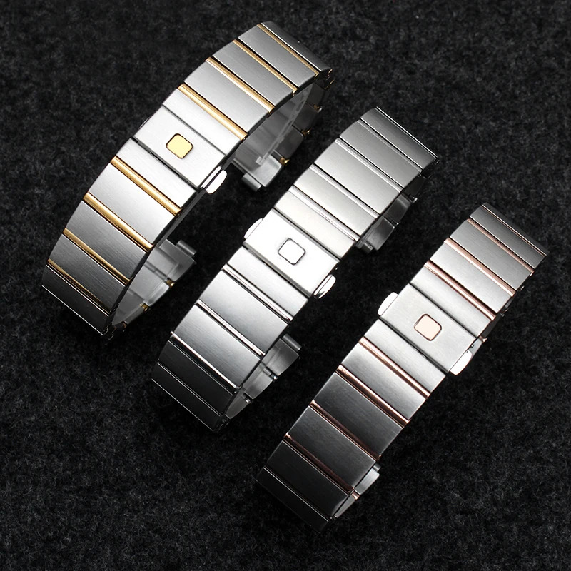 Dây đeo đồng hồ bằng thép khôn - đánh giá và giá Omega Watch Constellation