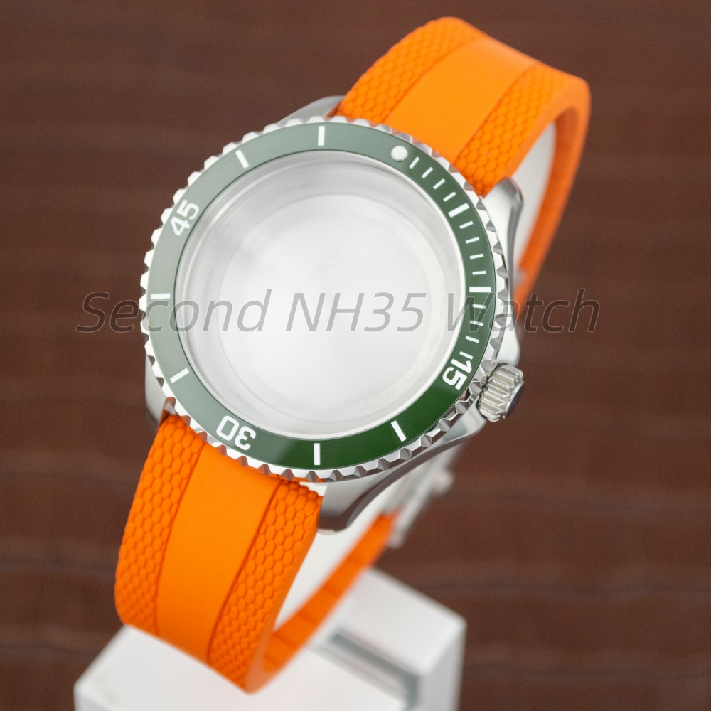 44mm Silver 200m Diver Watch C - đánh giá và giá Rubber Strap Diver