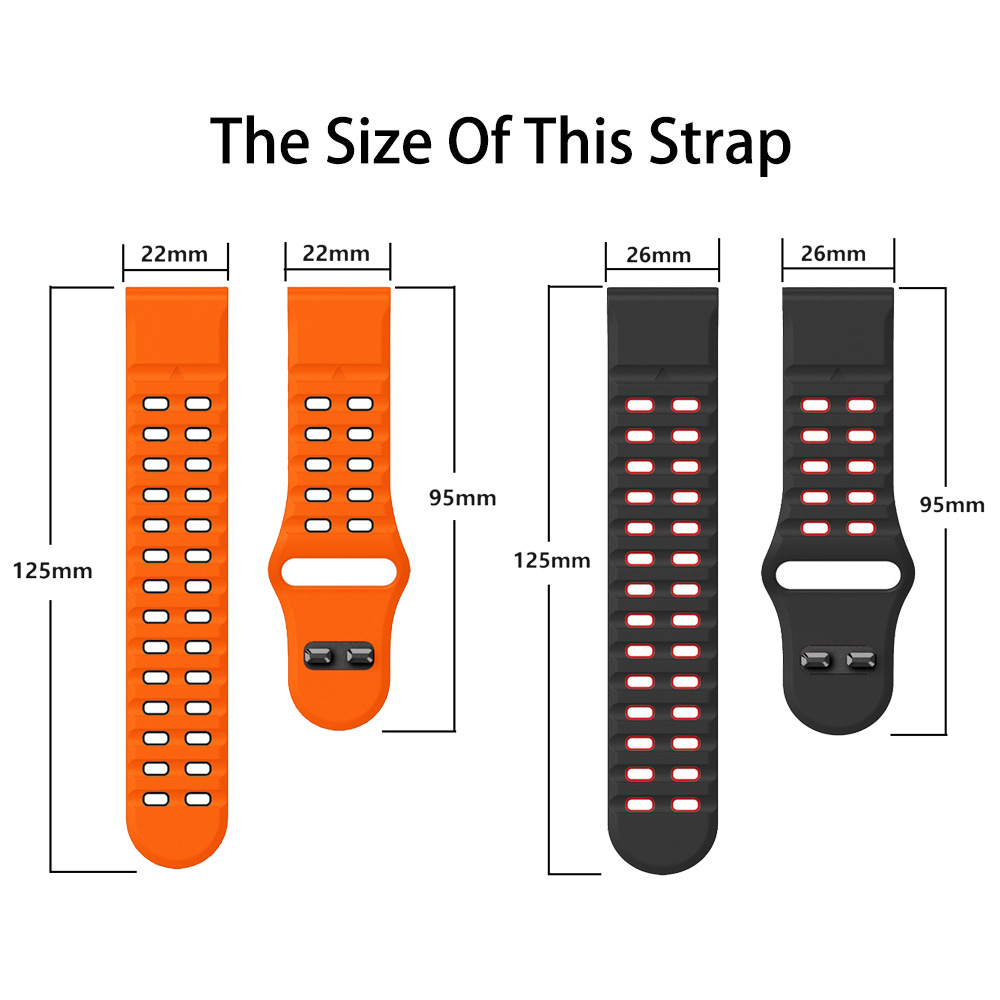 Quickfit 26mm, 22mm Watch Band - đánh giá và giá Silicone Watch Band 22Mm